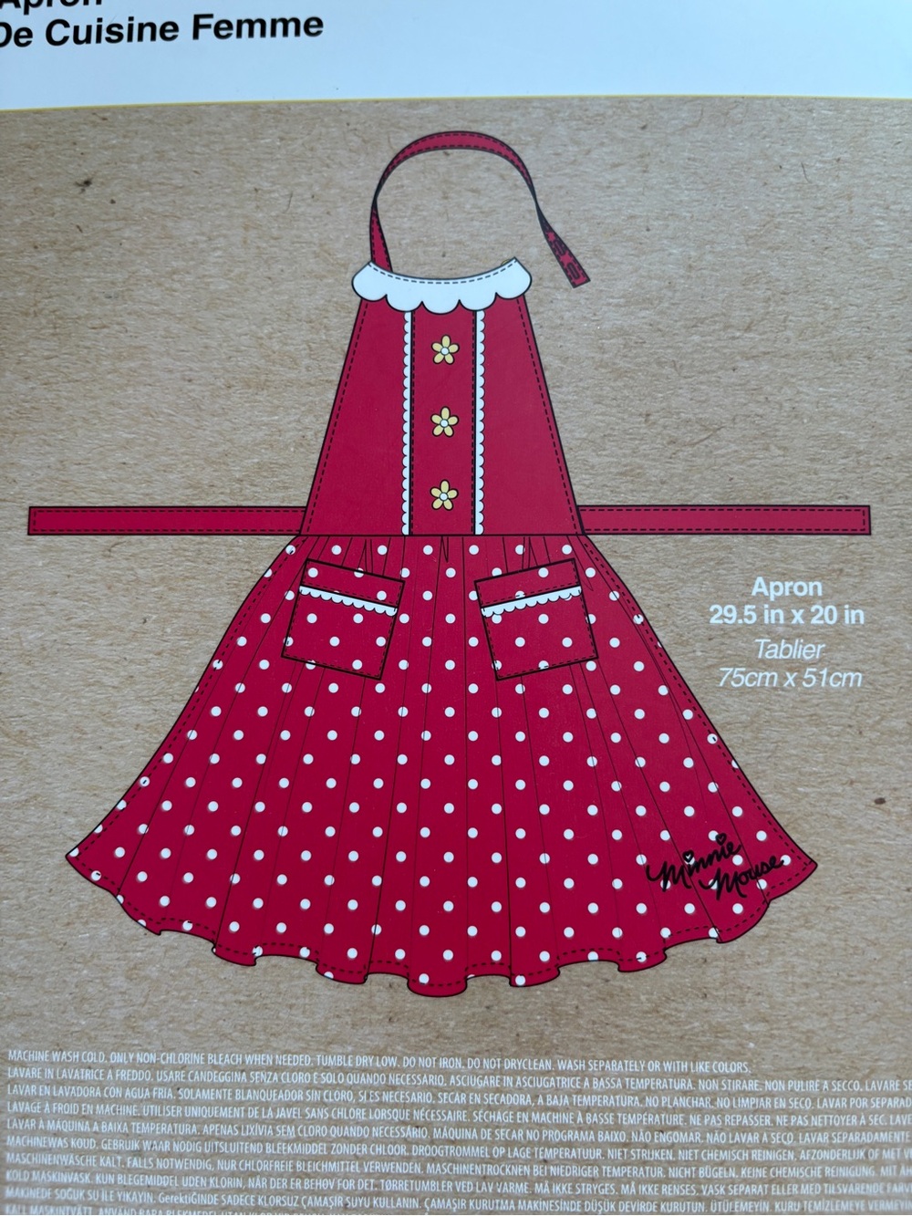 Disney Eats Minnie Mouse Ladies' Apron